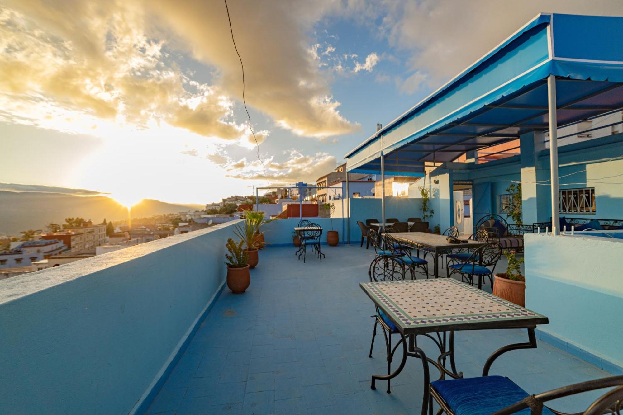 Casa Voyager 'Secret Garden Terrace' Apartment Chefchaouen Bagian luar foto