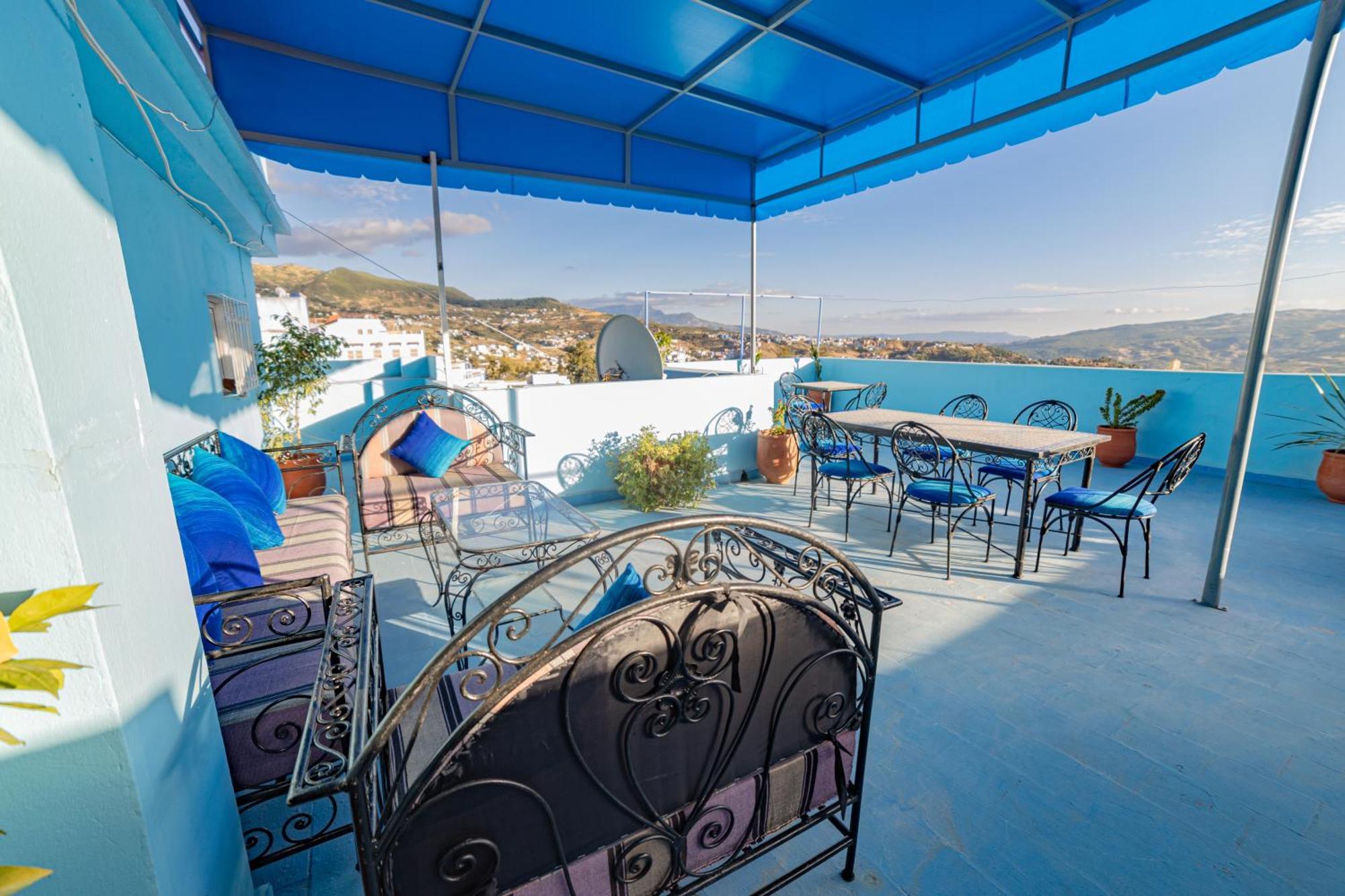 Casa Voyager 'Secret Garden Terrace' Apartment Chefchaouen Bagian luar foto