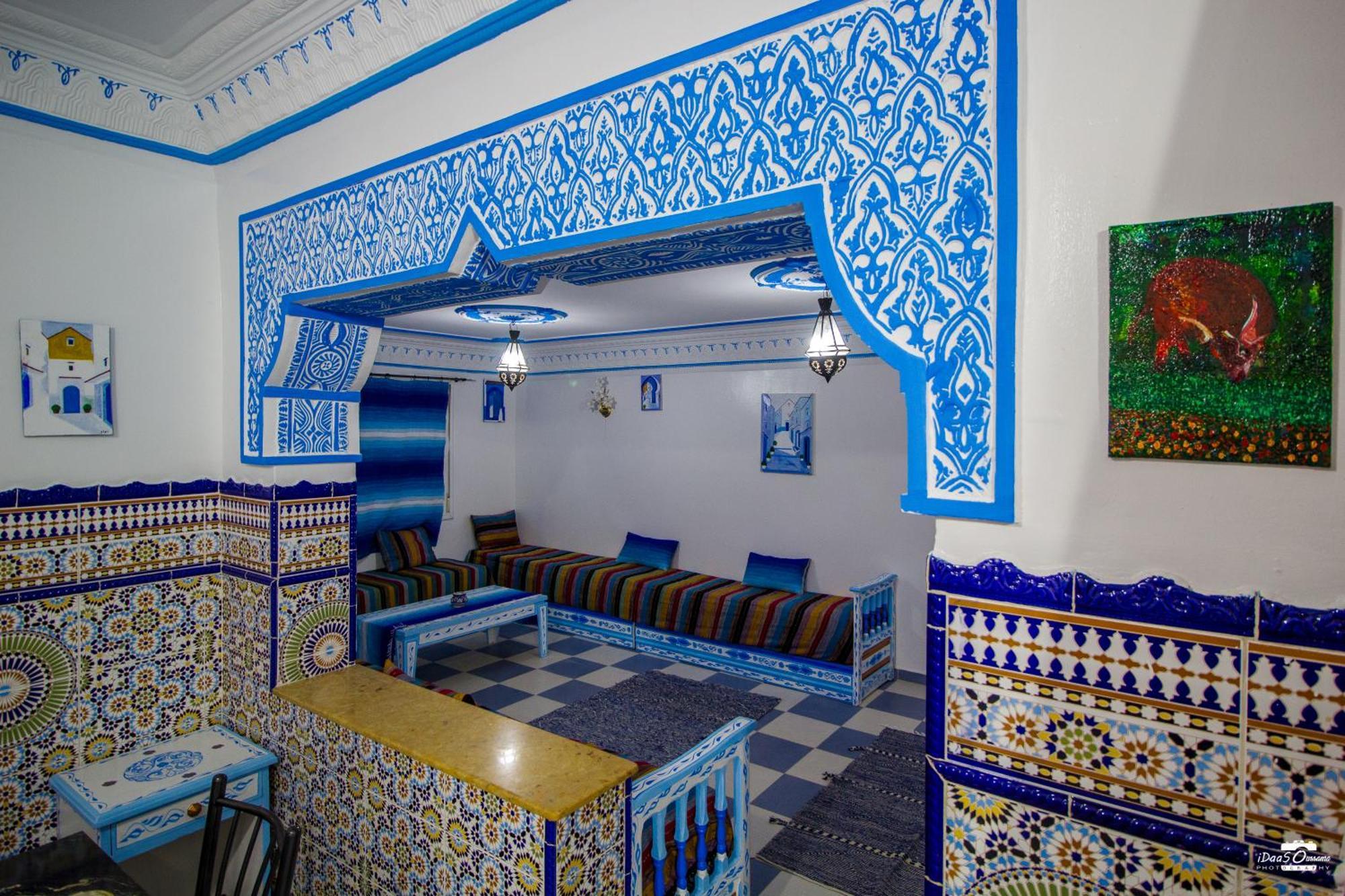 Casa Voyager 'Secret Garden Terrace' Apartment Chefchaouen Bagian luar foto