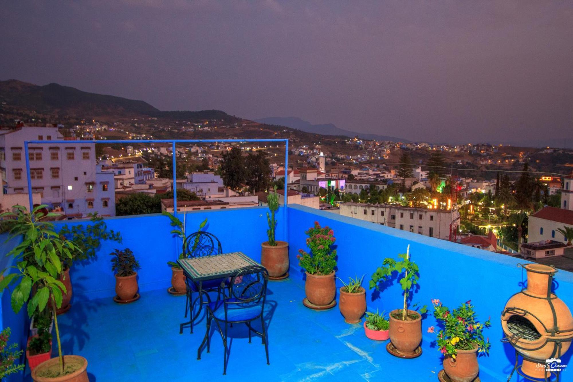 Casa Voyager 'Secret Garden Terrace' Apartment Chefchaouen Bagian luar foto