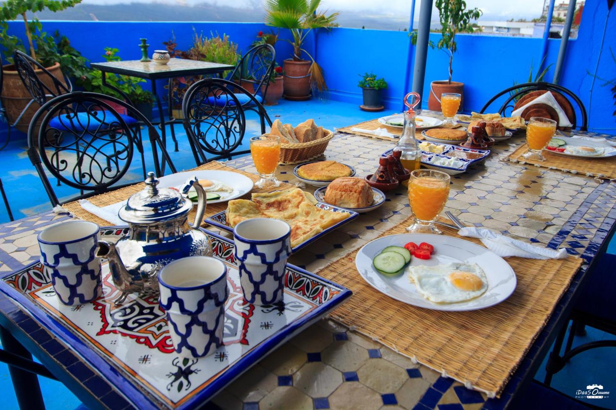 Casa Voyager 'Secret Garden Terrace' Apartment Chefchaouen Bagian luar foto